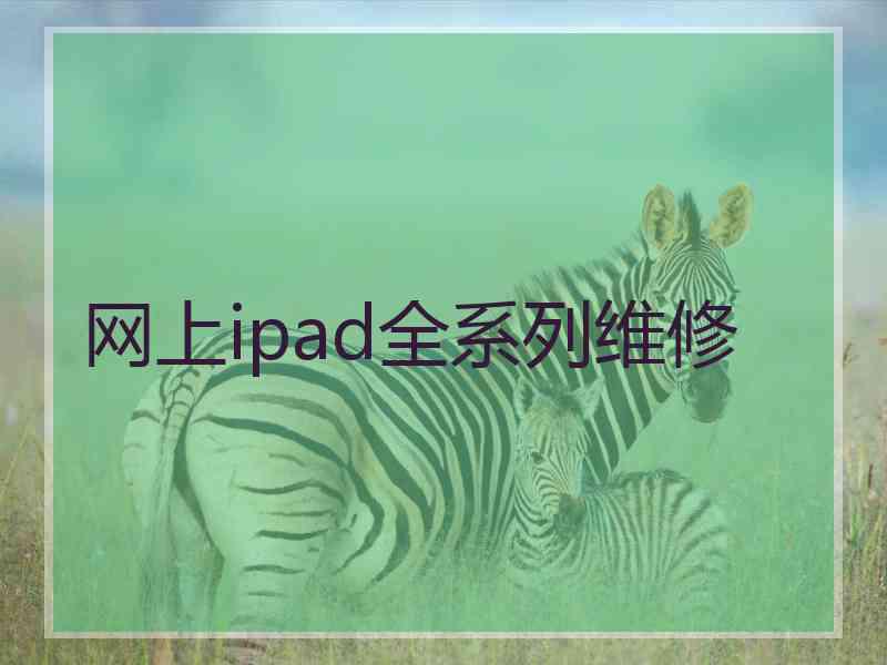 网上ipad全系列维修