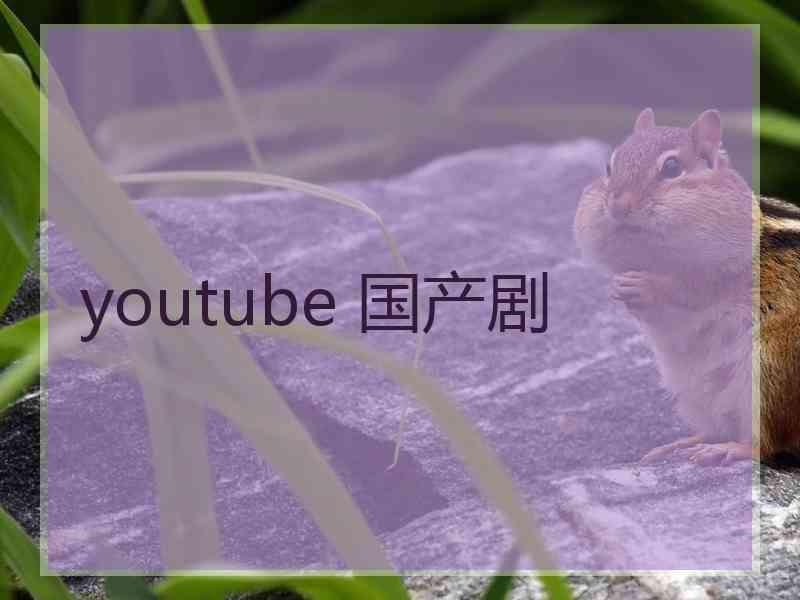 youtube 国产剧